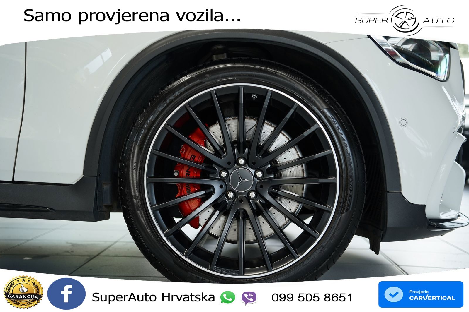 Mercedes AMG GLC 63 S V8 (510 KS) 4MATIC+ MCT LED+GR SJED+ACC