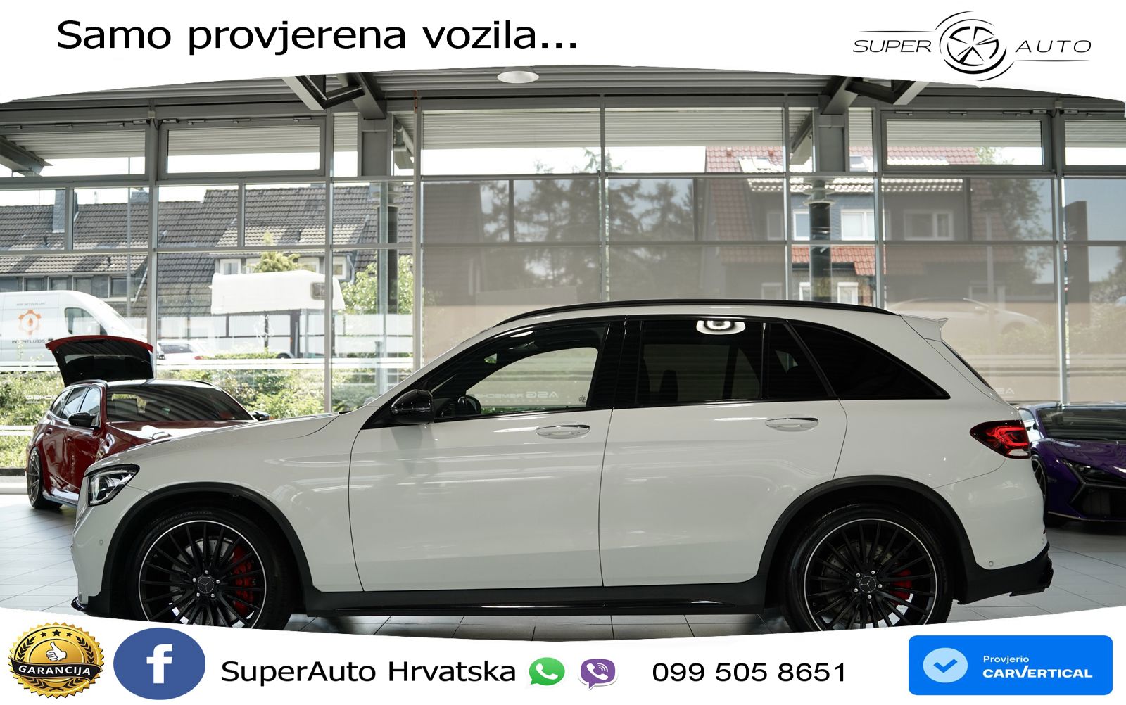 Mercedes AMG GLC 63 S V8 (510 KS) 4MATIC+ MCT LED+GR SJED+ACC