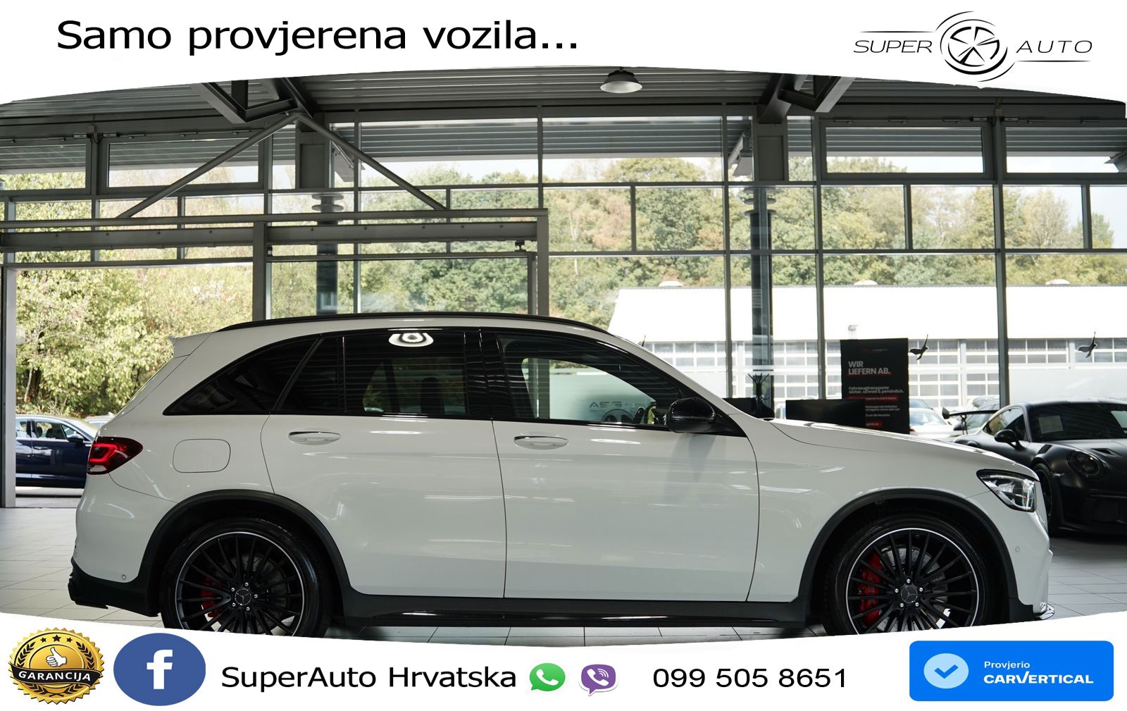 Mercedes AMG GLC 63 S V8 (510 KS) 4MATIC+ MCT LED+GR SJED+ACC