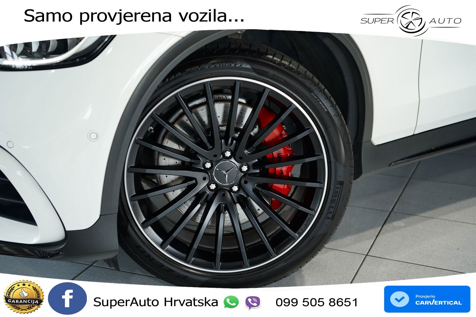 Mercedes AMG GLC 63 S V8 (510 KS) 4MATIC+ MCT LED+GR SJED+ACC