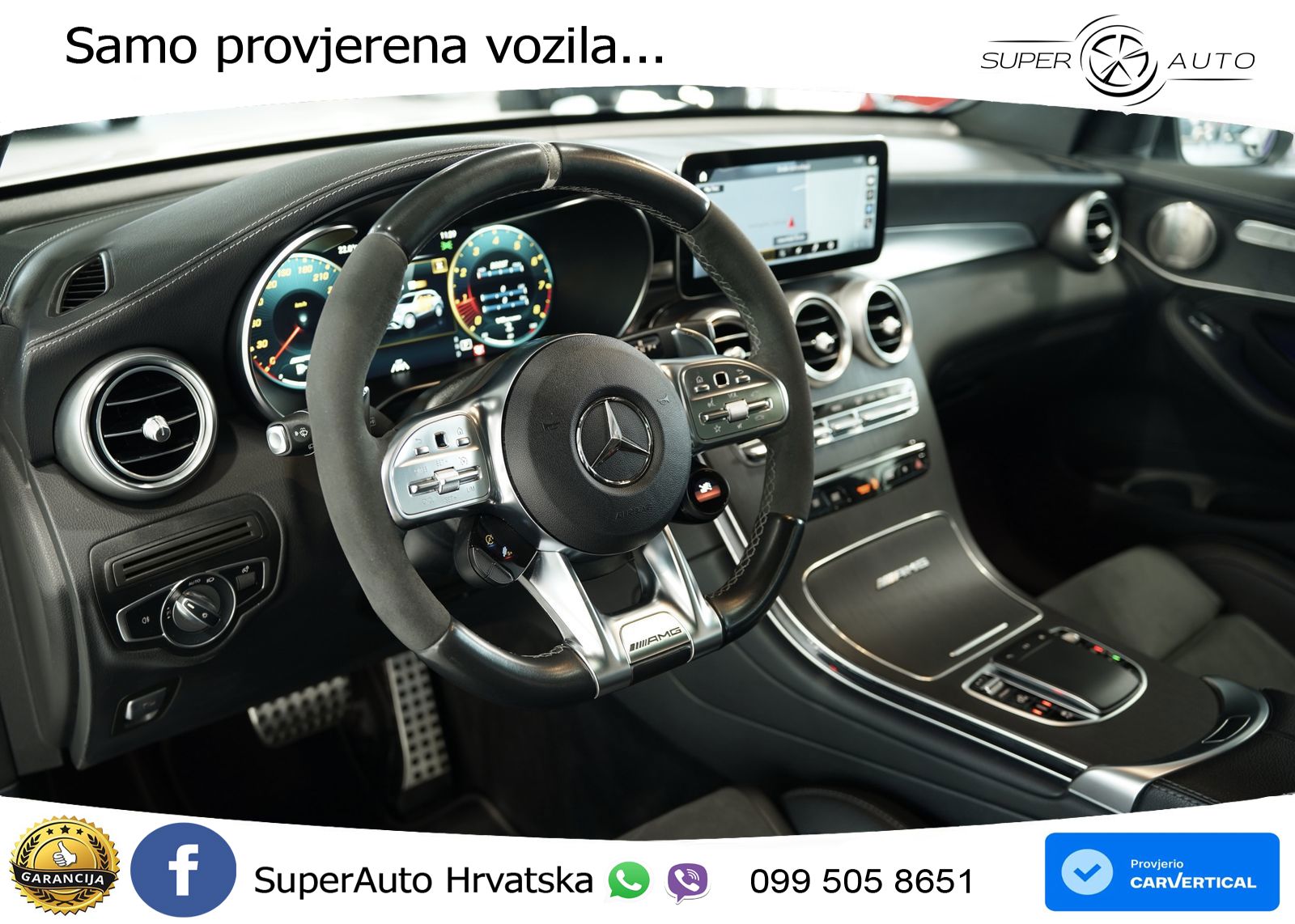 Mercedes AMG GLC 63 S V8 (510 KS) 4MATIC+ MCT LED+GR SJED+ACC