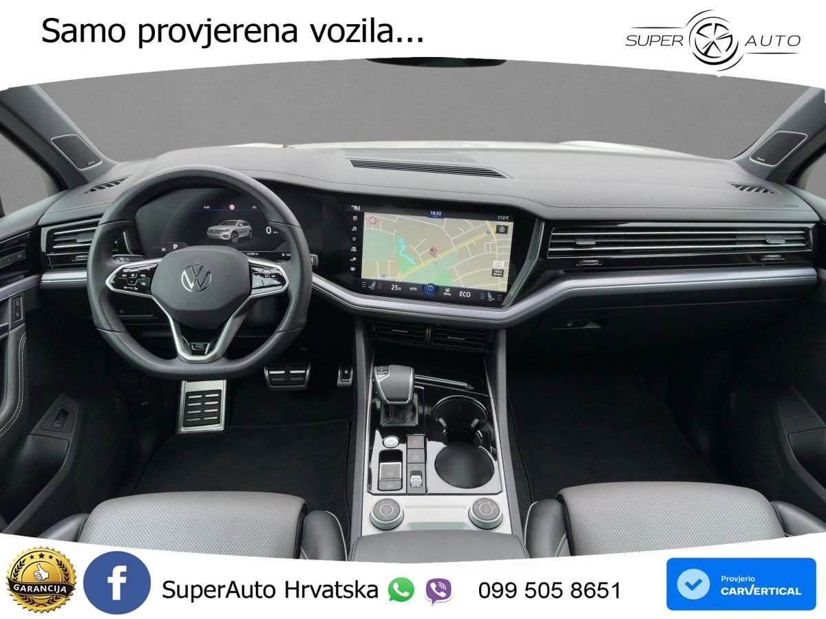 Volkswagen Touareg 3.0 V6 TDI (286 KS) 4MOTION Tiptronic R-Line ZRAČNI+ACC+GR SJED+KAM+PANO