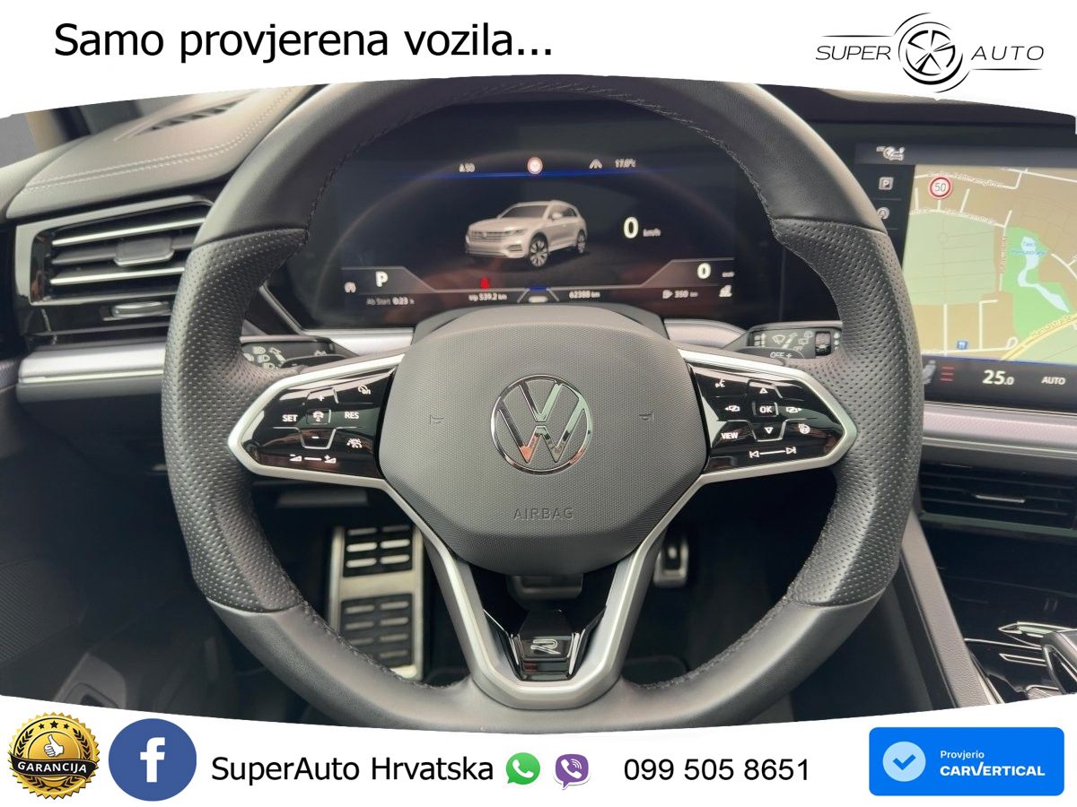 Volkswagen Touareg 3.0 V6 TDI (286 KS) 4MOTION Tiptronic R-Line ZRAČNI+ACC+GR SJED+KAM+PANO