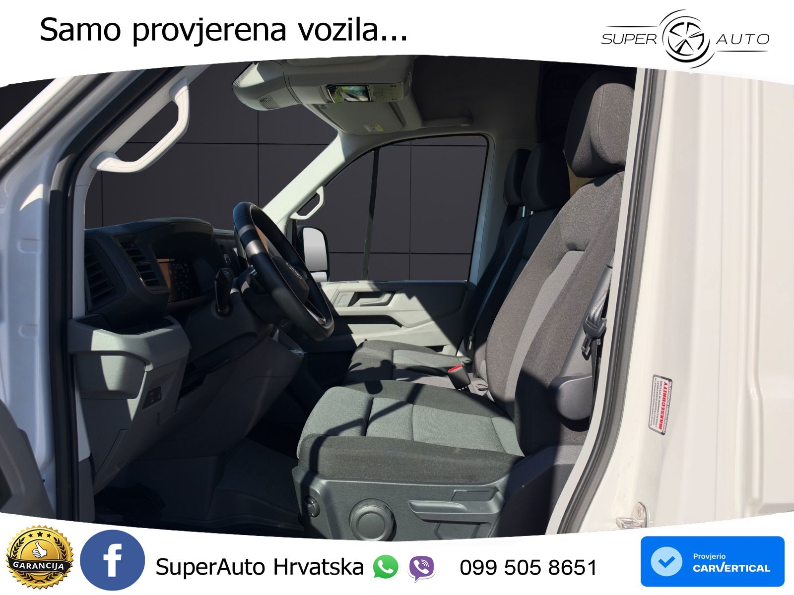Volkswagen Crafter L4H3 7 Sitzer Automatik AHK 270° Türen 177 KS