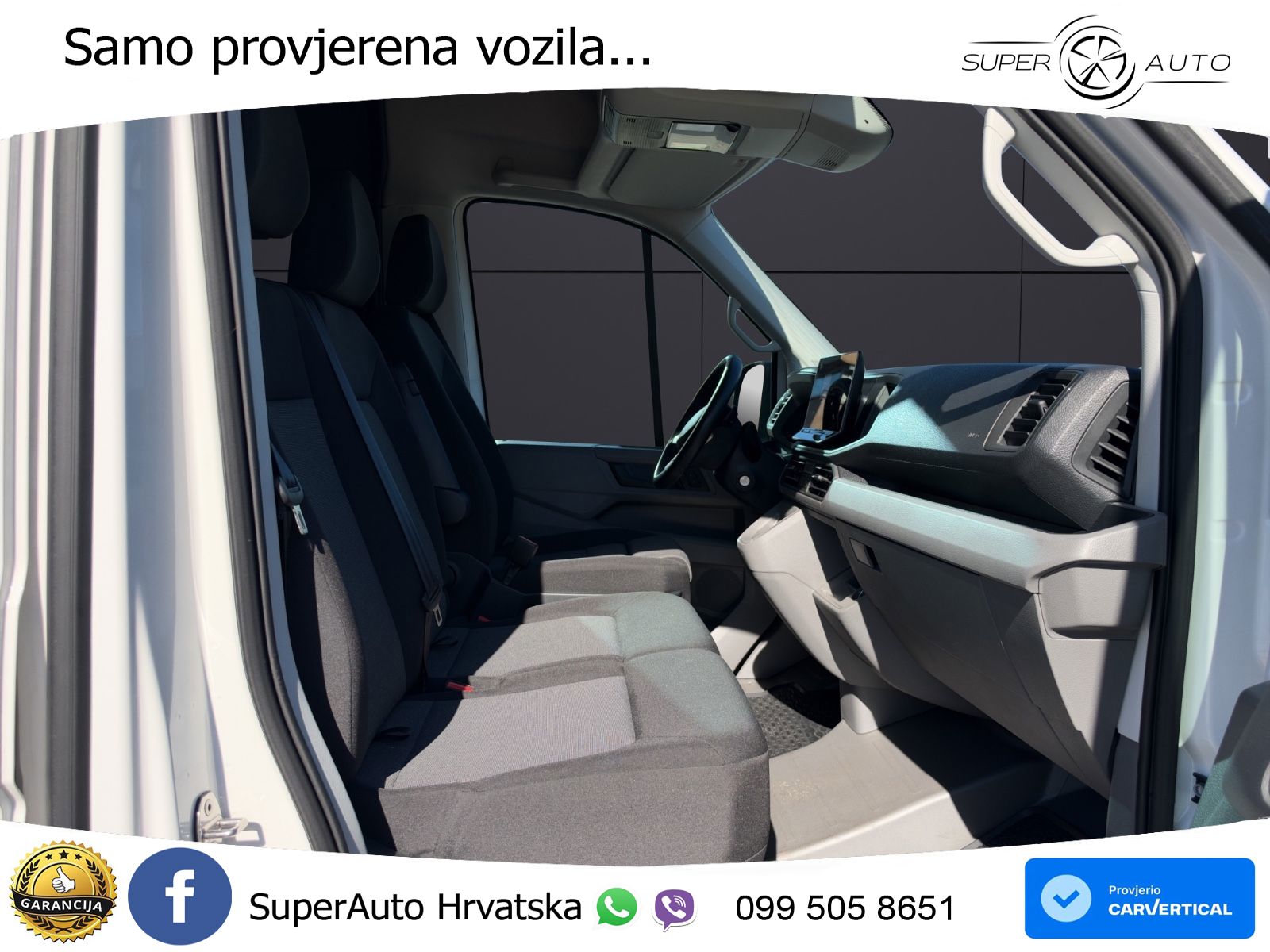 Volkswagen Crafter L4H3 7 Sitzer Automatik AHK 270° Türen 177 KS