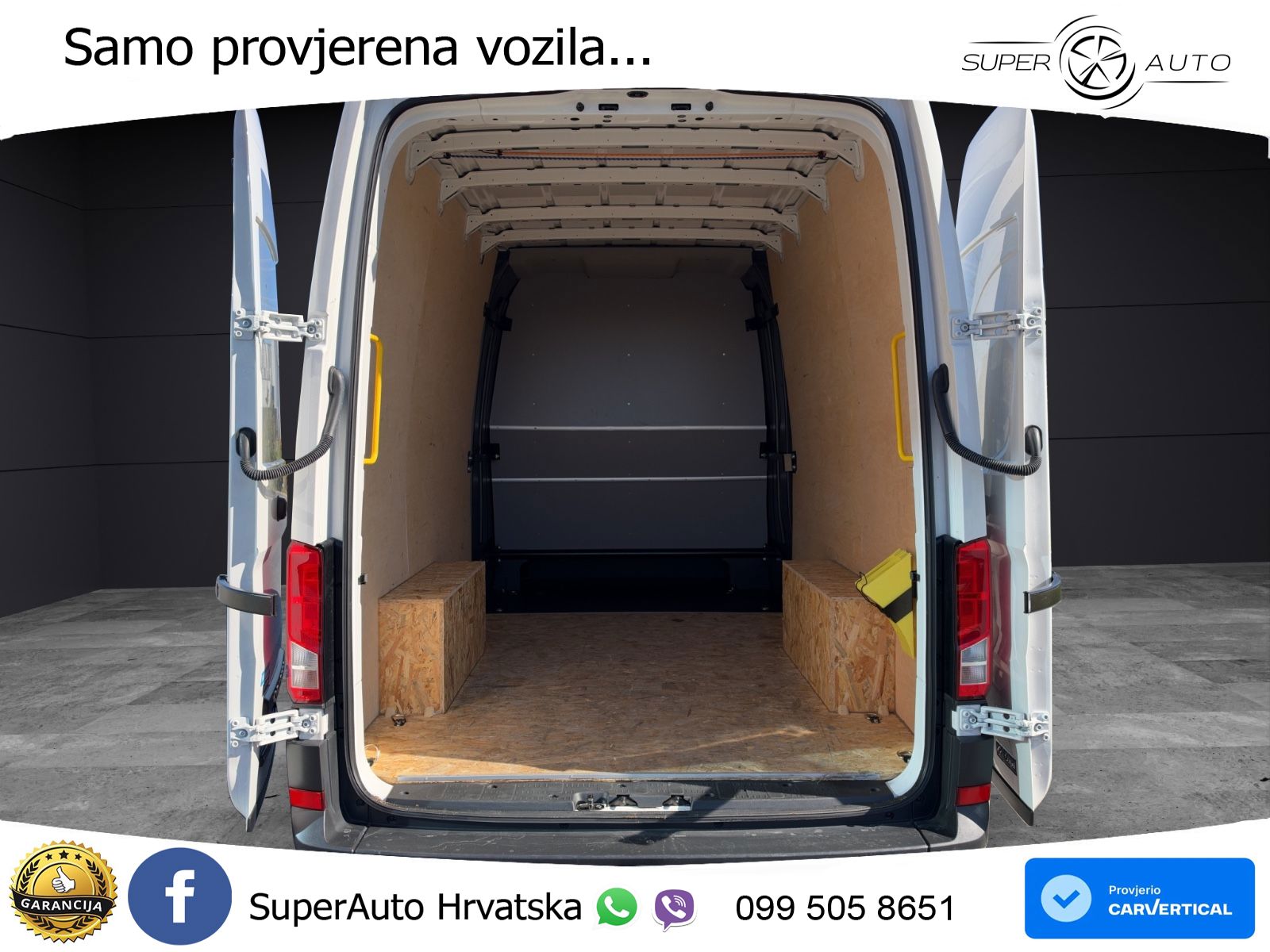 Volkswagen Crafter L4H3 7 Sitzer Automatik AHK 270° Türen 177 KS