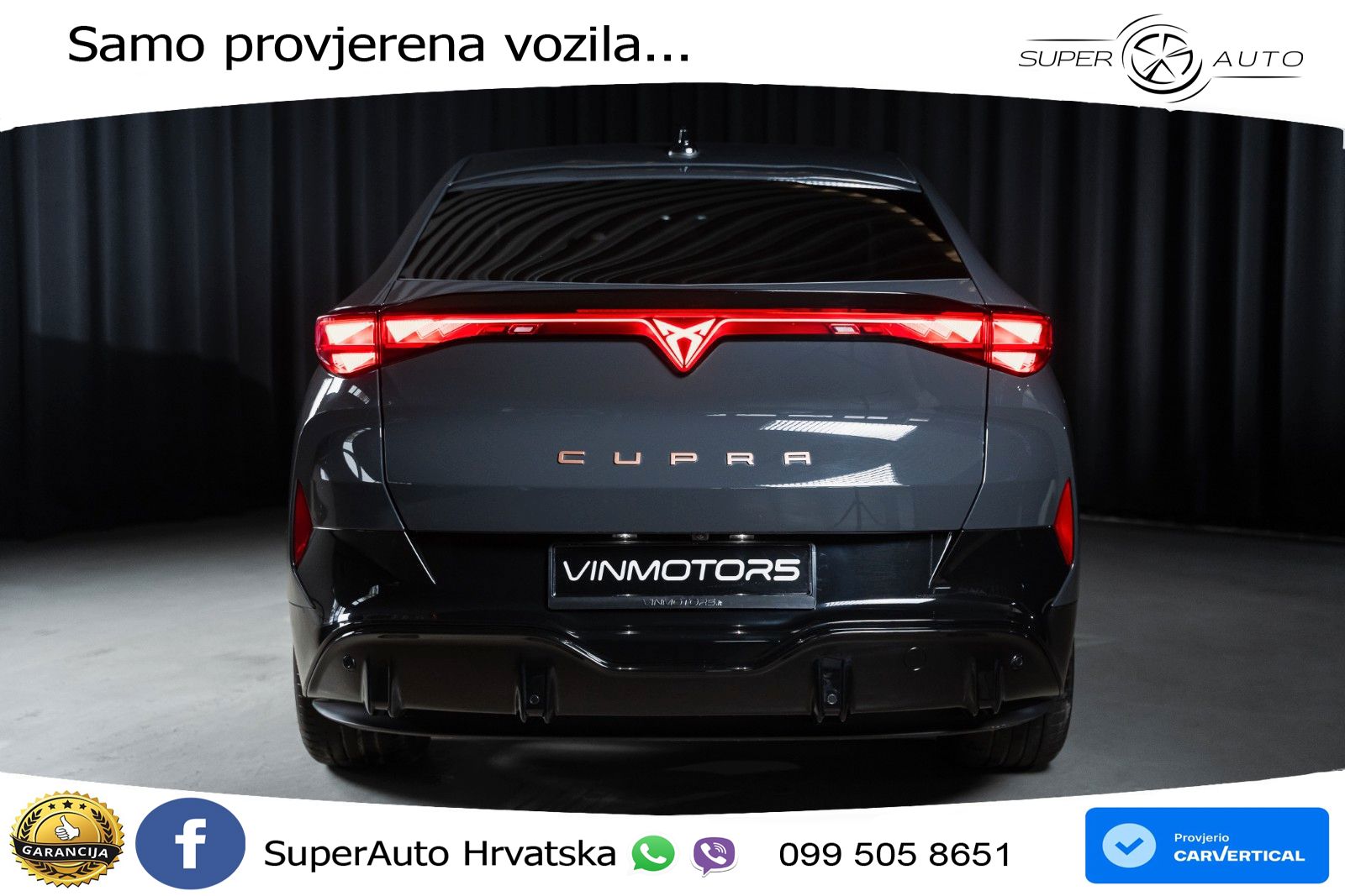 Cupra Tavascan 82 kWh (286 KS) LED+GR SJED+ACC