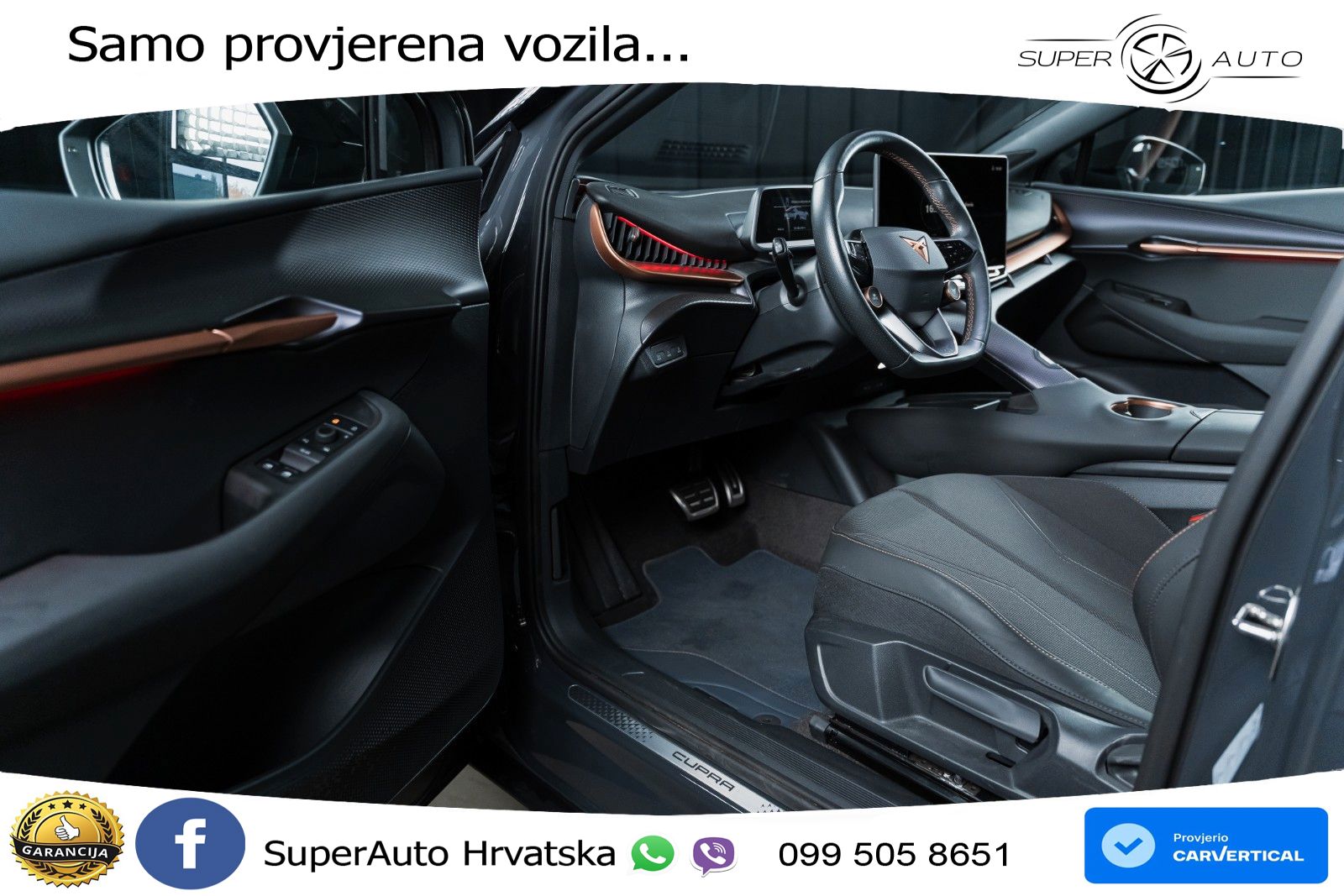 Cupra Tavascan 82 kWh (286 KS) LED+GR SJED+ACC