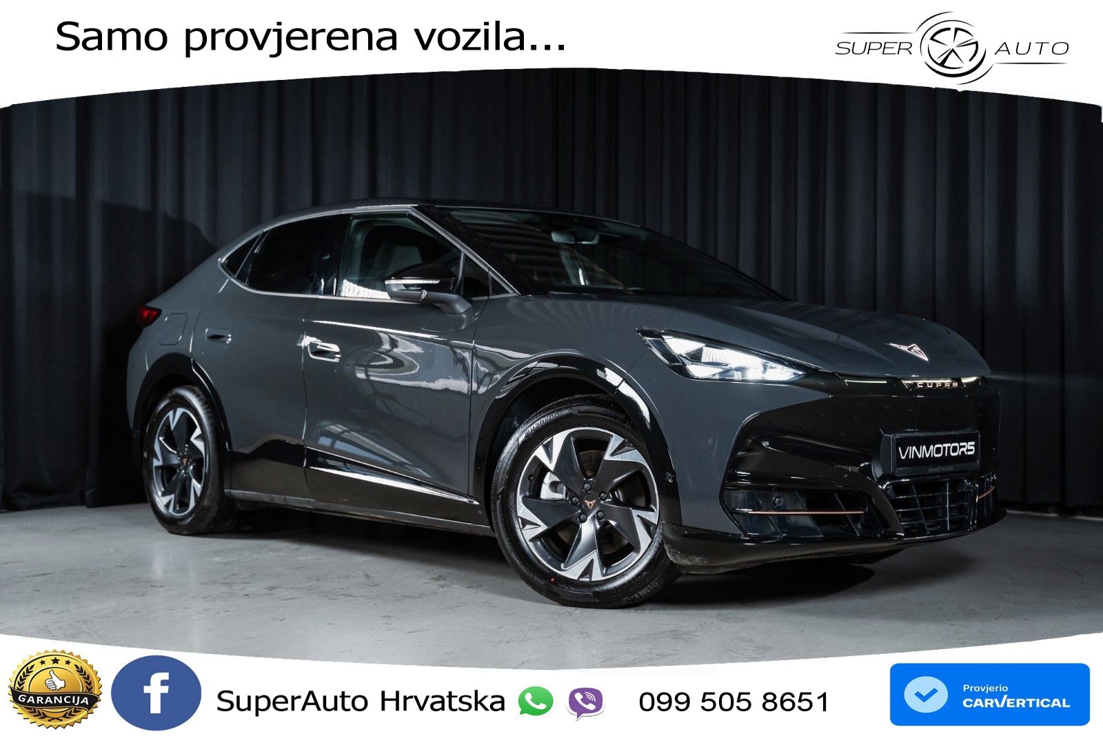 Cupra Tavascan 82 kWh (286 KS) LED+GR SJED+ACC