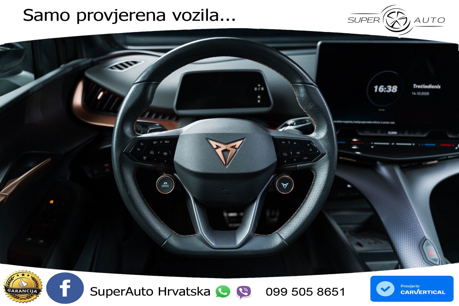 Cupra Tavascan 82 kWh (286 KS) LED+GR SJED+ACC