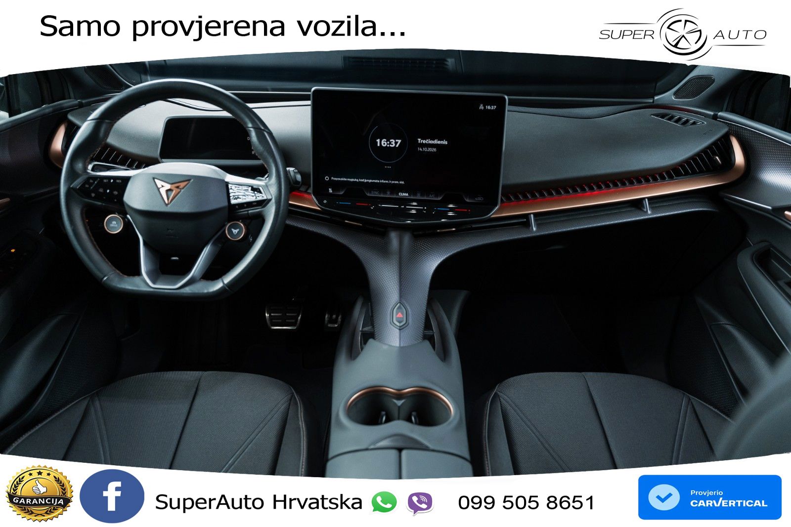 Cupra Tavascan 82 kWh (286 KS) LED+GR SJED+ACC