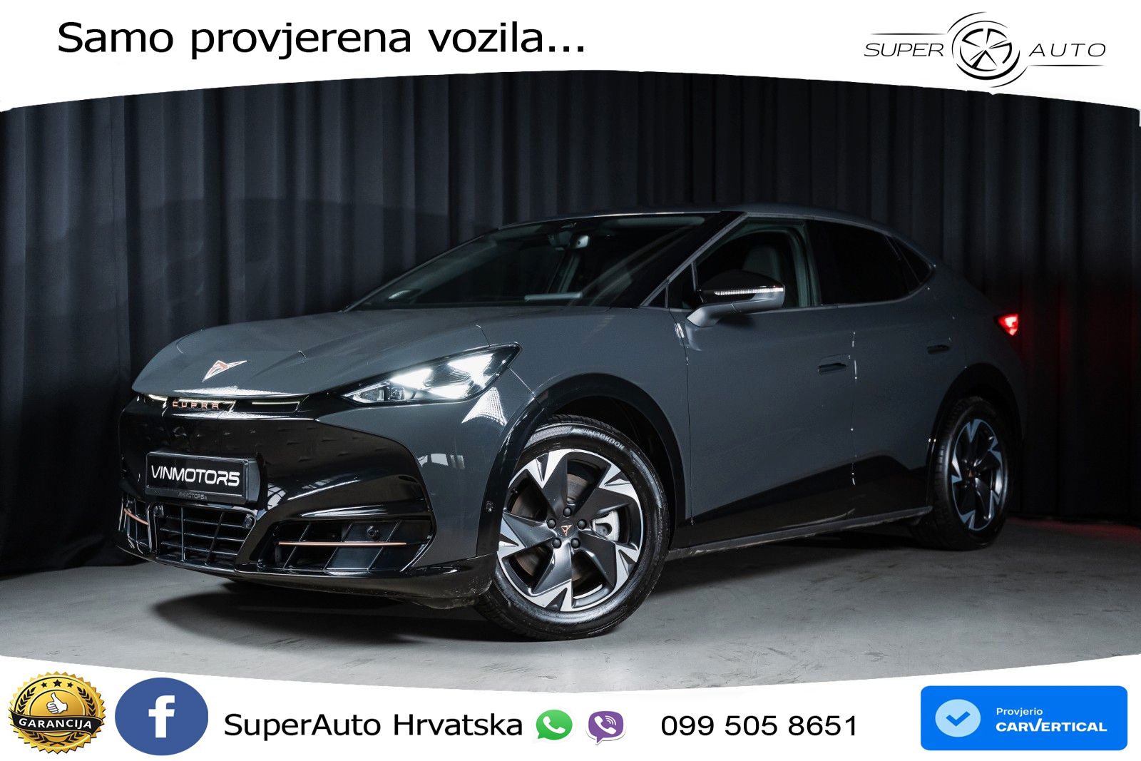 Cupra Tavascan 82 kWh (286 KS) LED+GR SJED+ACC