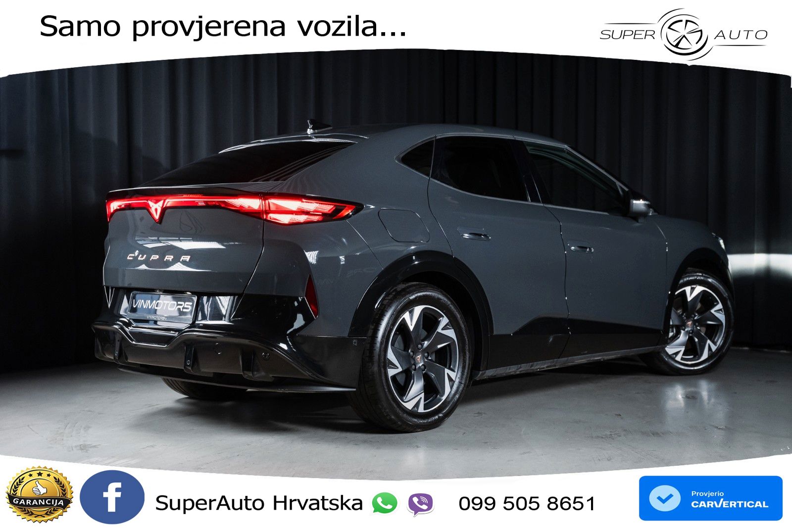 Cupra Tavascan 82 kWh (286 KS) LED+GR SJED+ACC