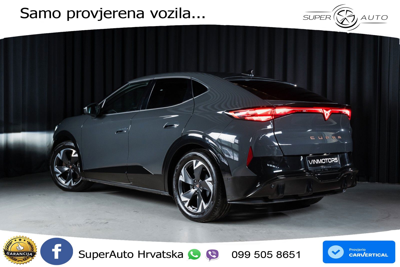 Cupra Tavascan 82 kWh (286 KS) LED+GR SJED+ACC