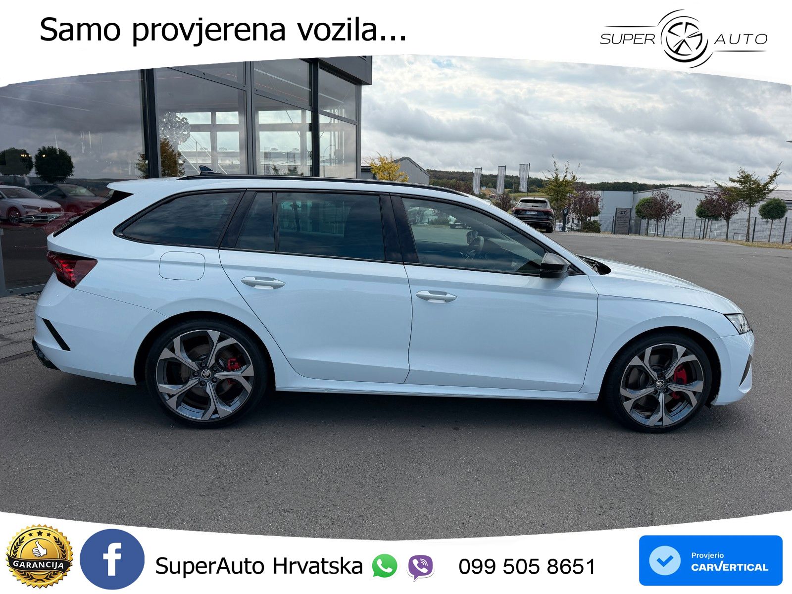 Škoda Octavia Combi RS 2.0 TSI (265 KS) DSG LED+GR SJED+ACC