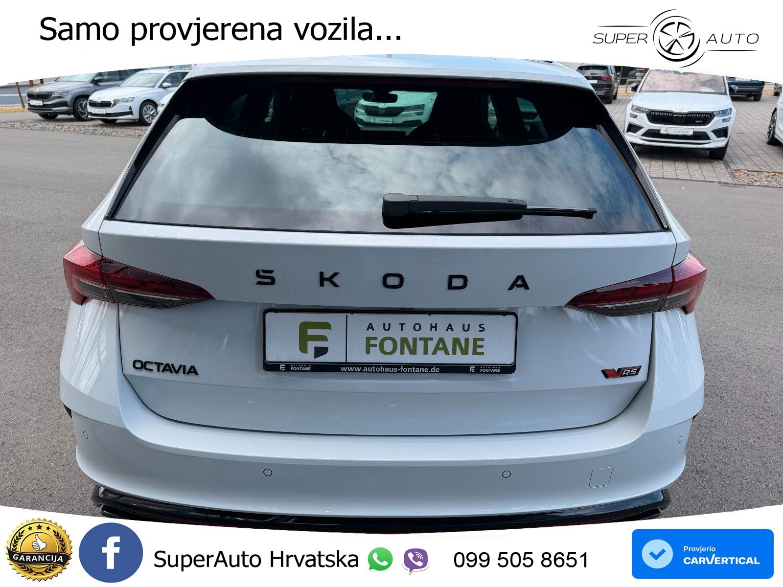 Škoda Octavia Combi RS 2.0 TSI (265 KS) DSG LED+GR SJED+ACC