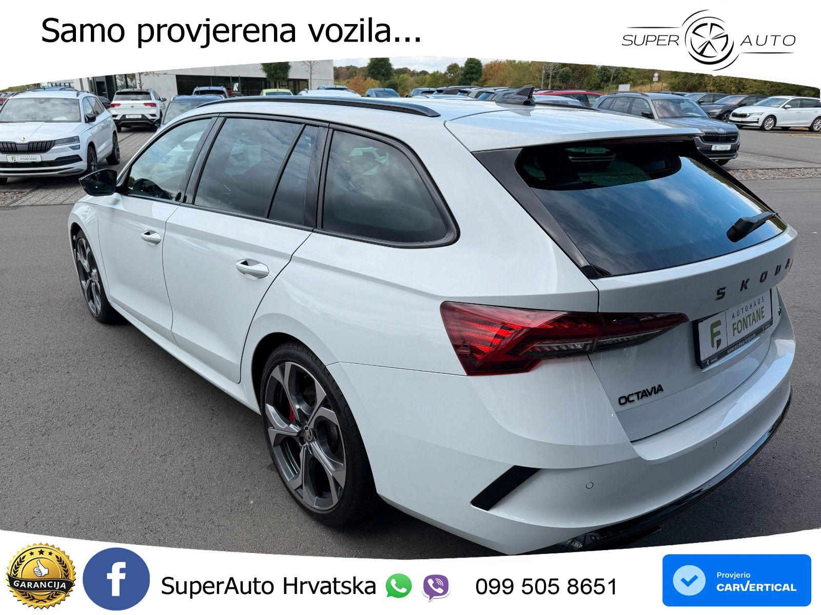 Škoda Octavia Combi RS 2.0 TSI (265 KS) DSG LED+GR SJED+ACC