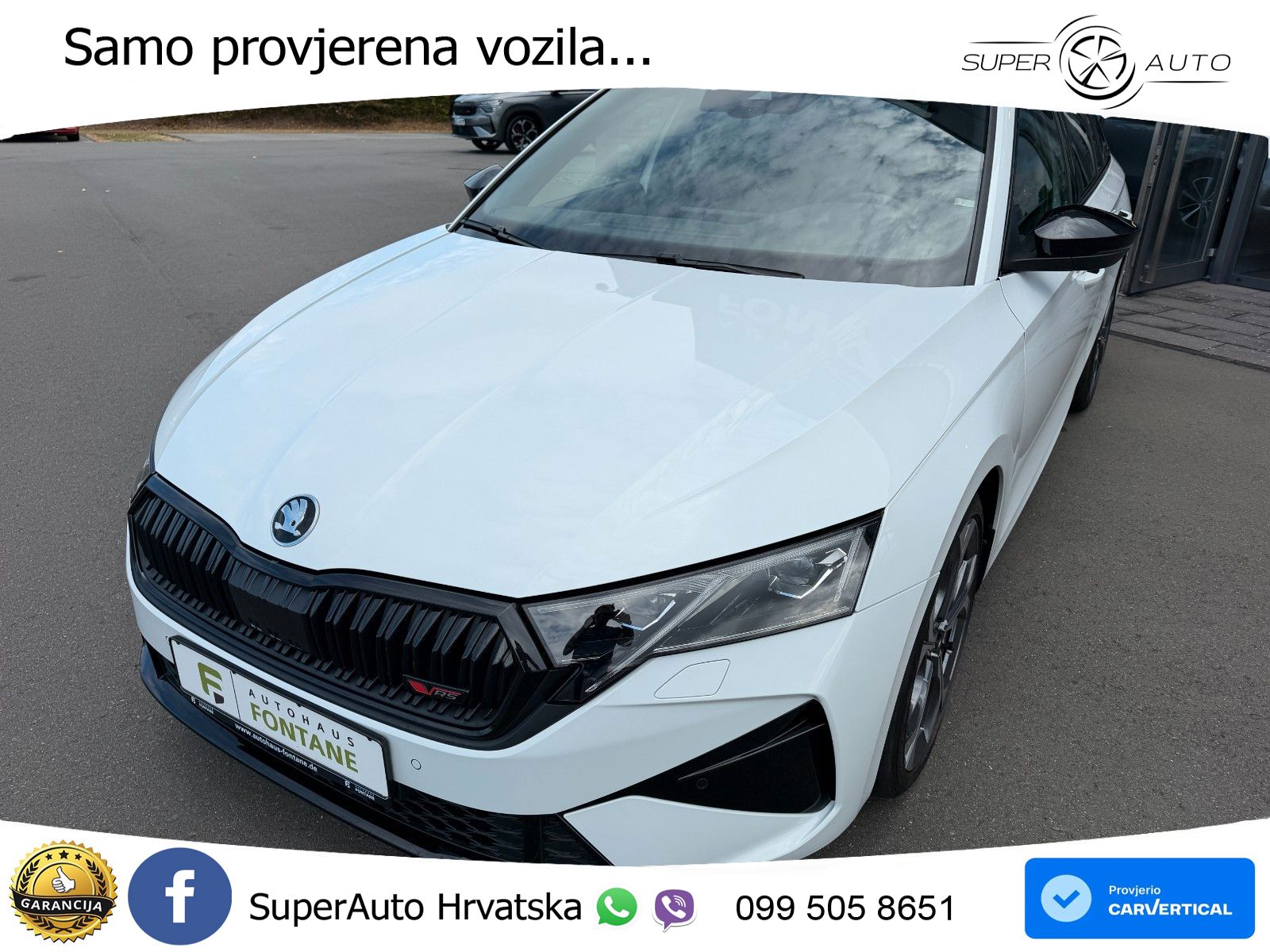 Škoda Octavia Combi RS 2.0 TSI (265 KS) DSG LED+GR SJED+ACC
