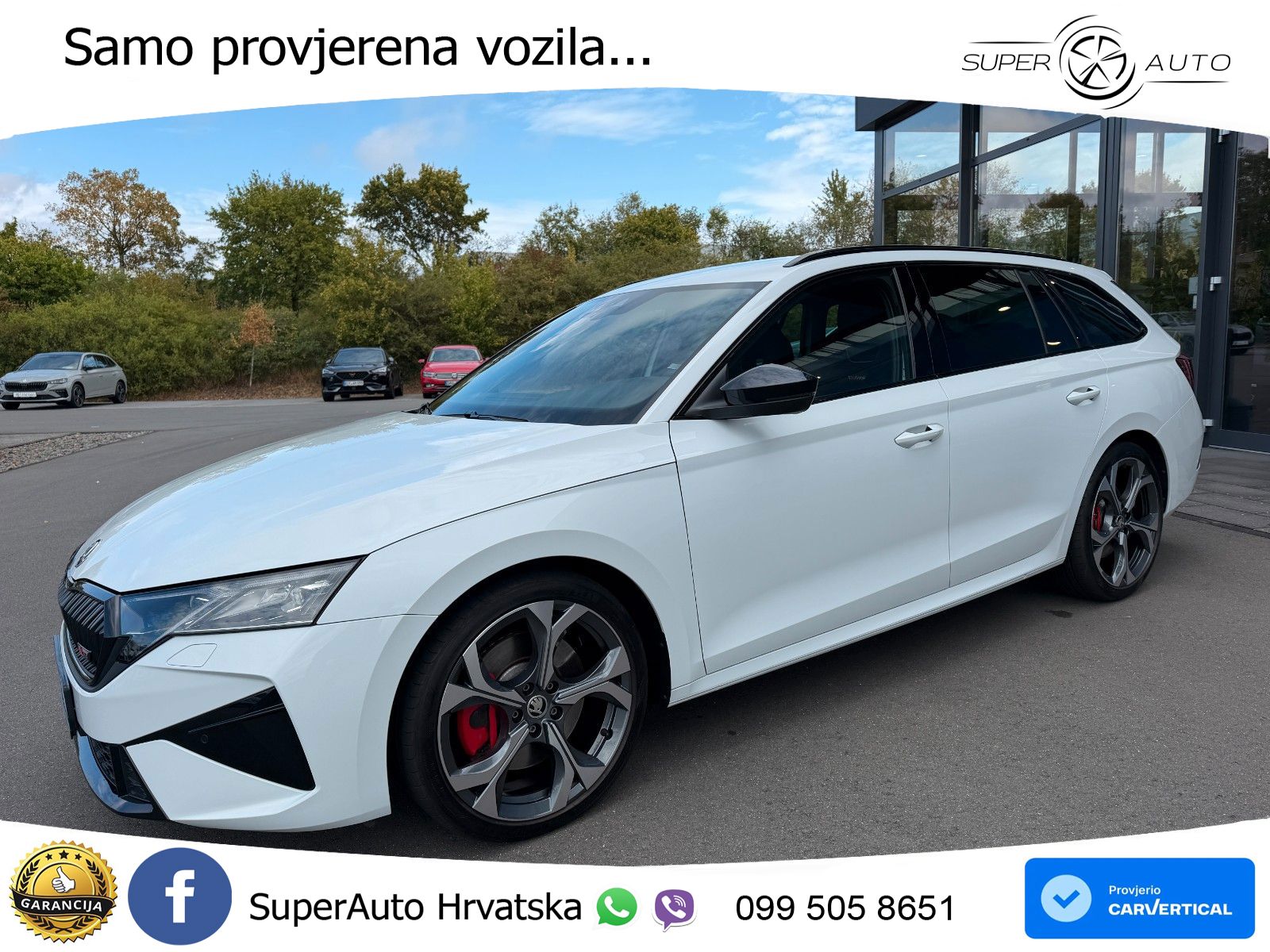 Škoda Octavia Combi RS 2.0 TSI (265 KS) DSG LED+GR SJED+ACC