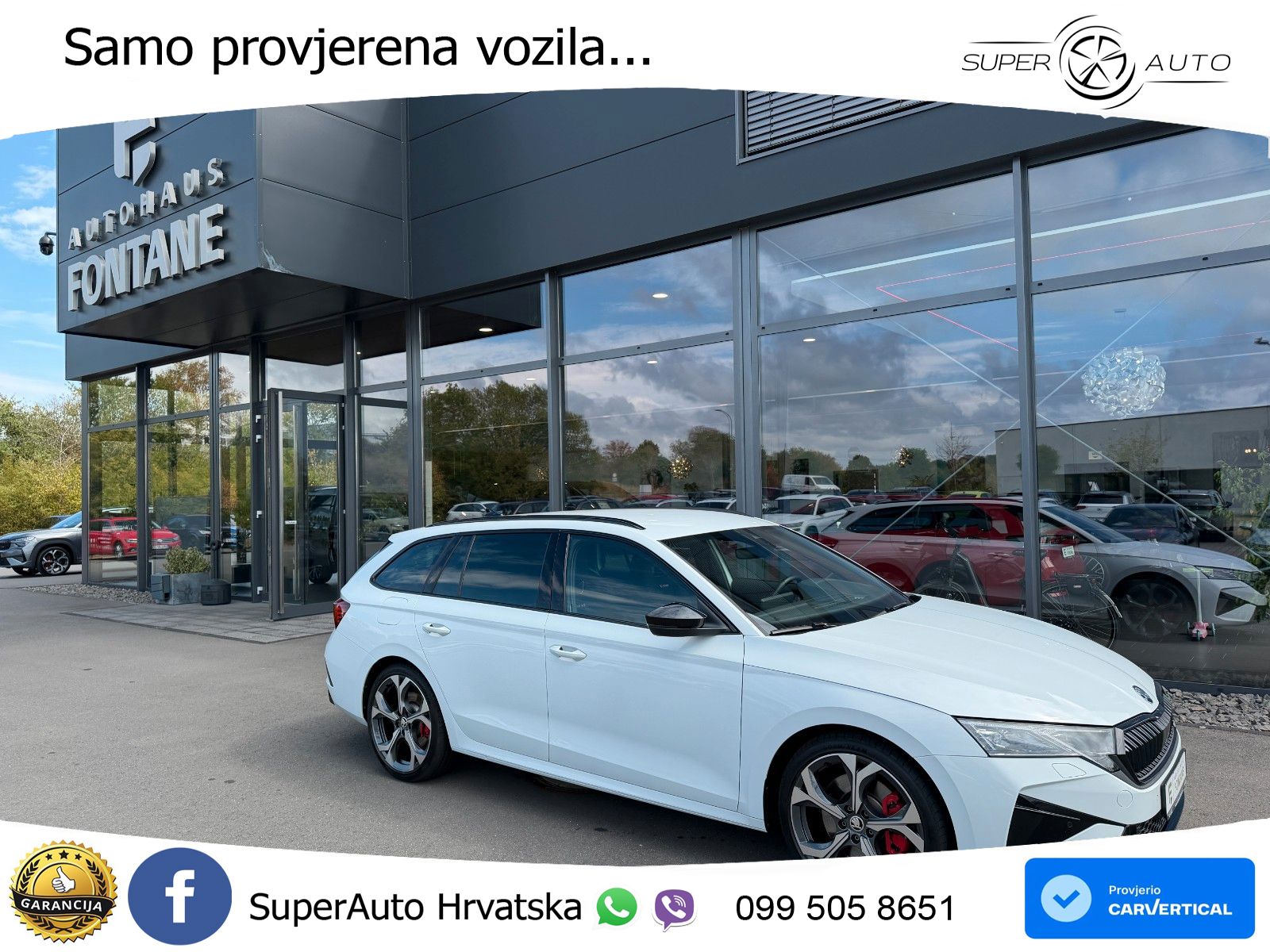 Škoda Octavia Combi RS 2.0 TSI (265 KS) DSG LED+GR SJED+ACC