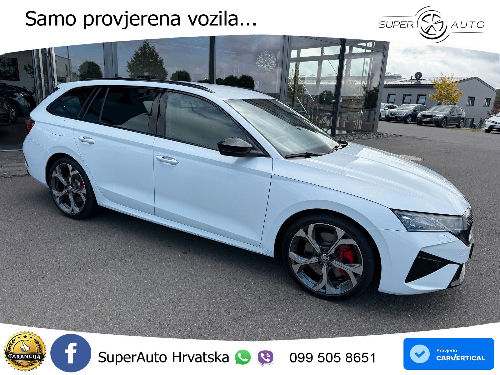 Škoda Octavia Combi RS 2.0 TSI (265 KS) DSG LED+GR SJED+ACC