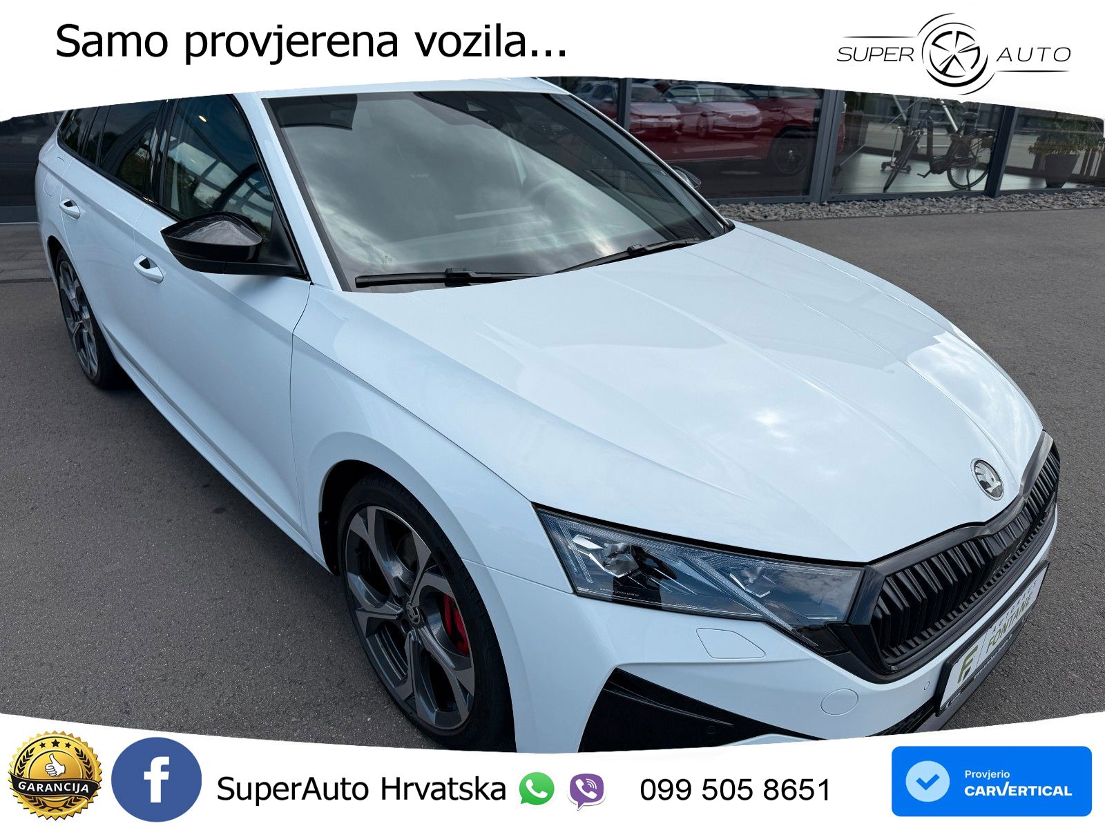 Škoda Octavia Combi RS 2.0 TSI (265 KS) DSG LED+GR SJED+ACC