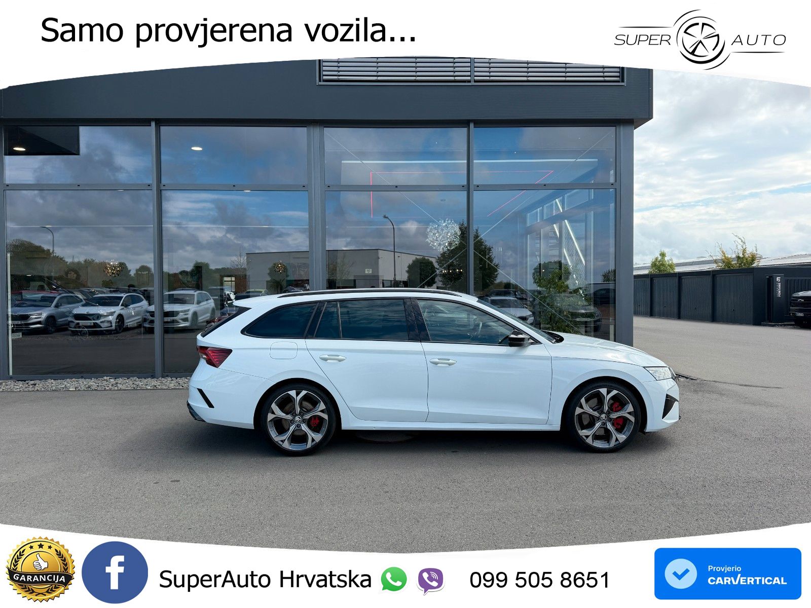 Škoda Octavia Combi RS 2.0 TSI (265 KS) DSG LED+GR SJED+ACC