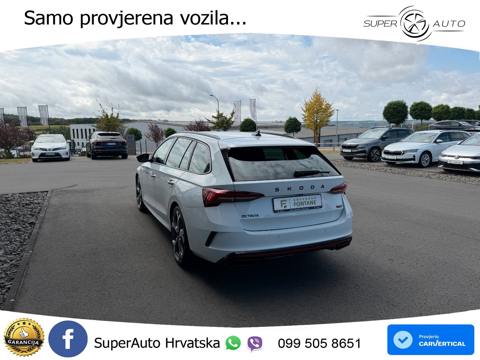 Škoda Octavia Combi RS 2.0 TSI (265 KS) DSG LED+GR SJED+ACC