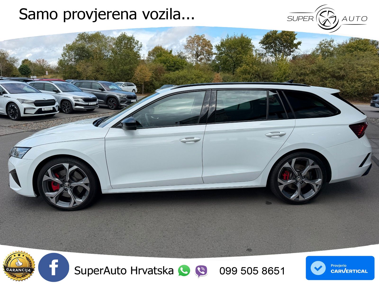 Škoda Octavia Combi RS 2.0 TSI (265 KS) DSG LED+GR SJED+ACC