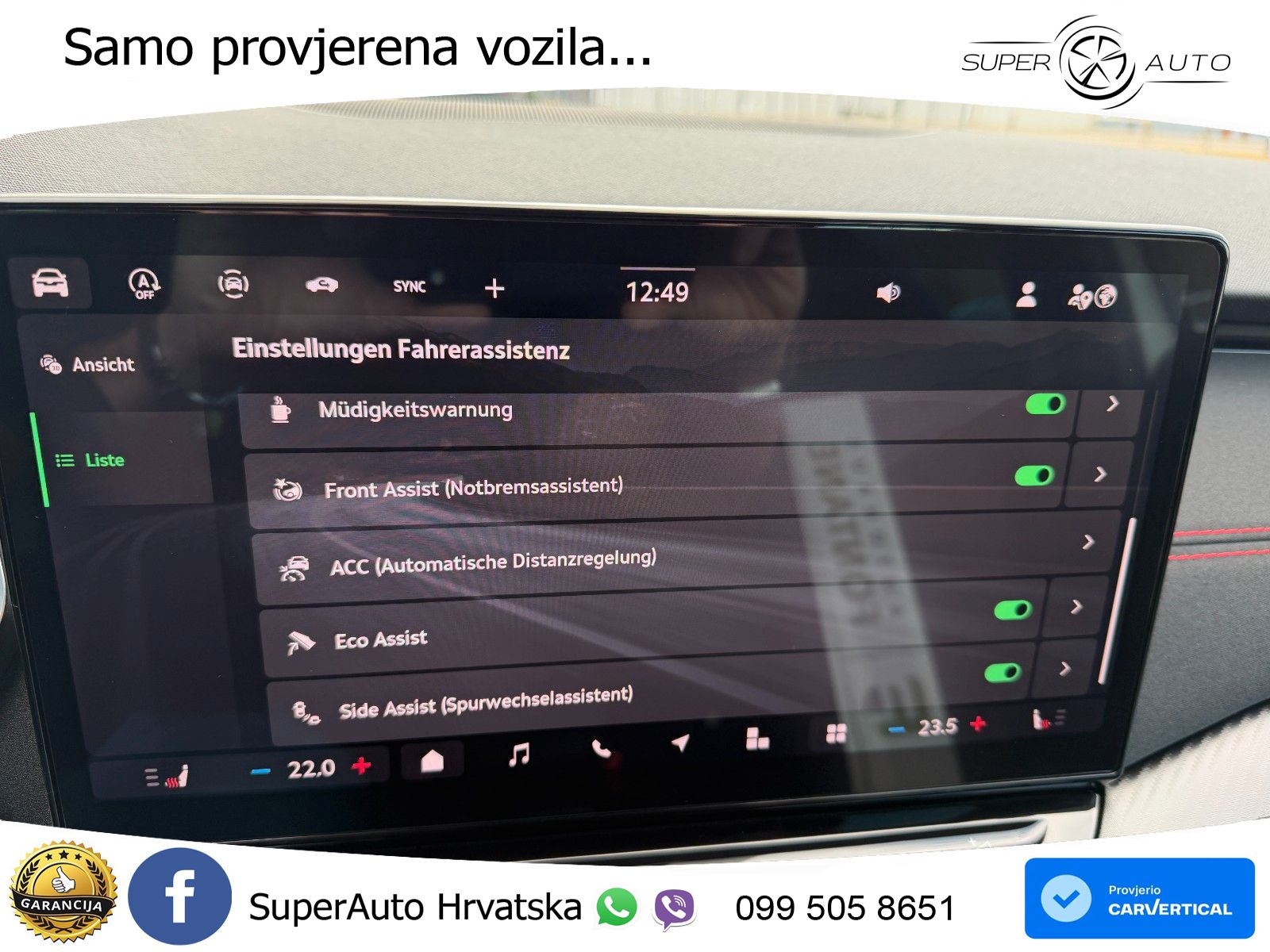 Škoda Octavia Combi RS 2.0 TSI (265 KS) DSG LED+GR SJED+ACC