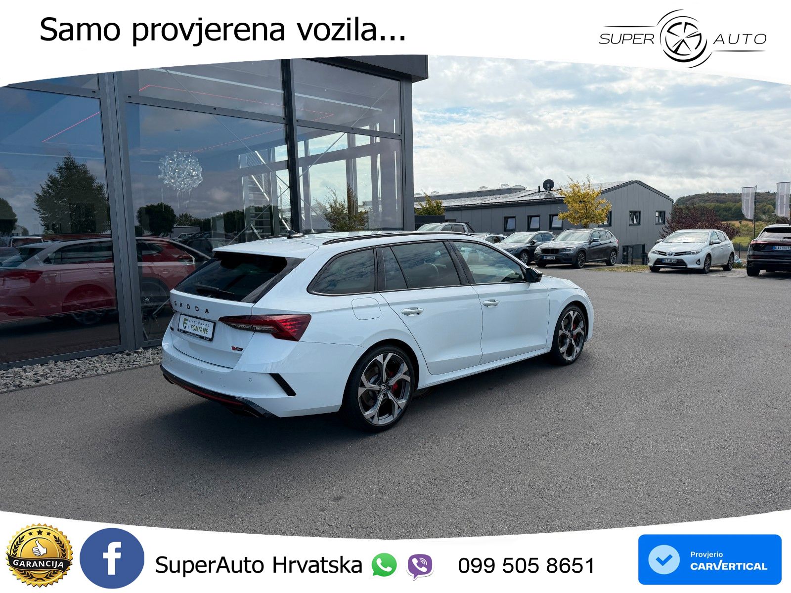 Škoda Octavia Combi RS 2.0 TSI (265 KS) DSG LED+GR SJED+ACC