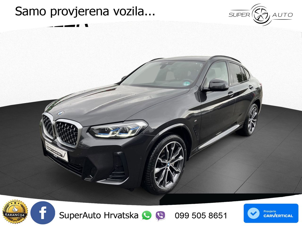 BMW X4 30d (286 KS) xDrive Steptronic M Sport LED+GR SJED+ACC