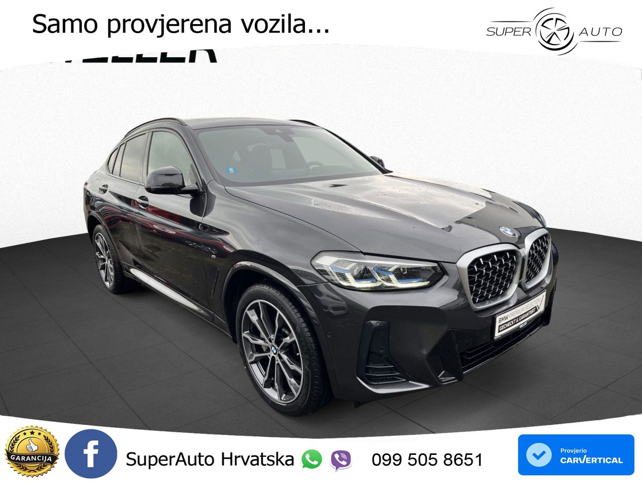BMW X4 30d (286 KS) xDrive Steptronic M Sport LED+GR SJED+ACC