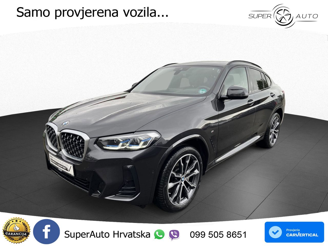 BMW X4 30d (286 KS) xDrive Steptronic M Sport LED+GR SJED+ACC