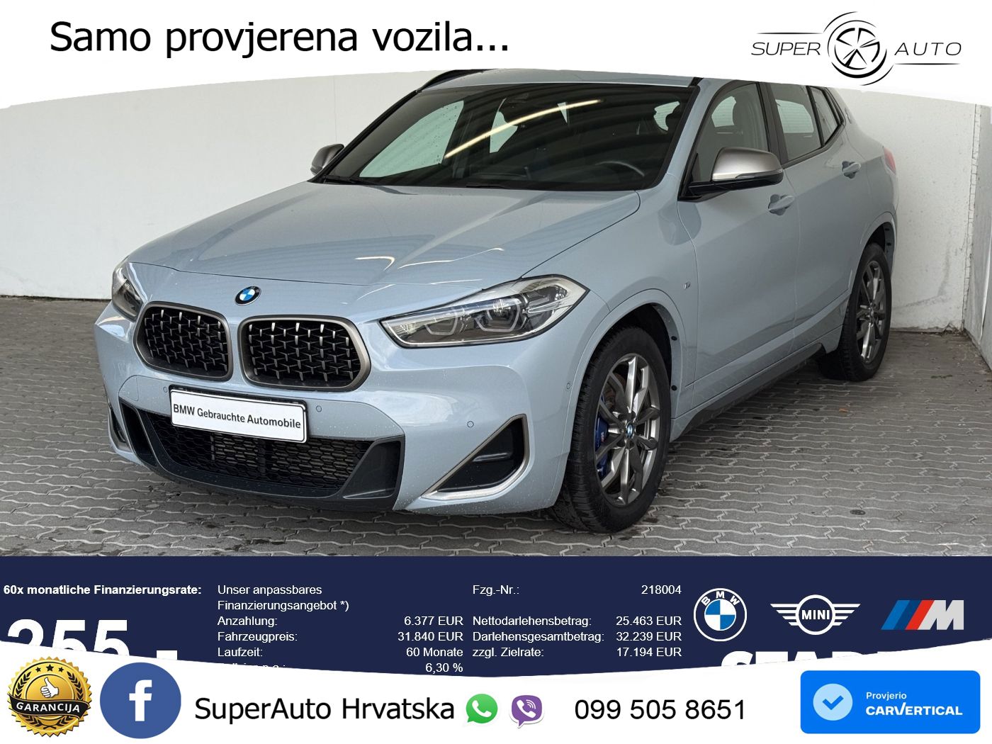 BMW X2 M35i xDrive Steptronic LED+GR SJED+ACC