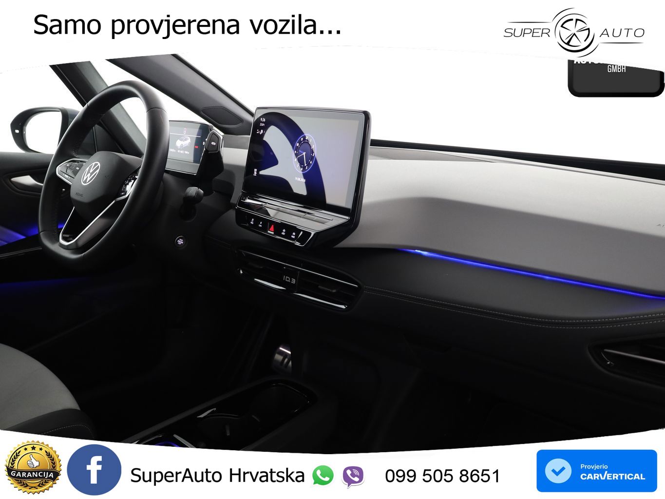 Volkswagen ID.3 Pro 62 kWh (204 KS) LED+GR SJED+ACC