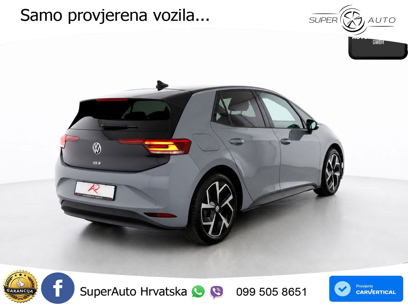 Volkswagen ID.3 Pro 62 kWh (204 KS) LED+GR SJED+ACC