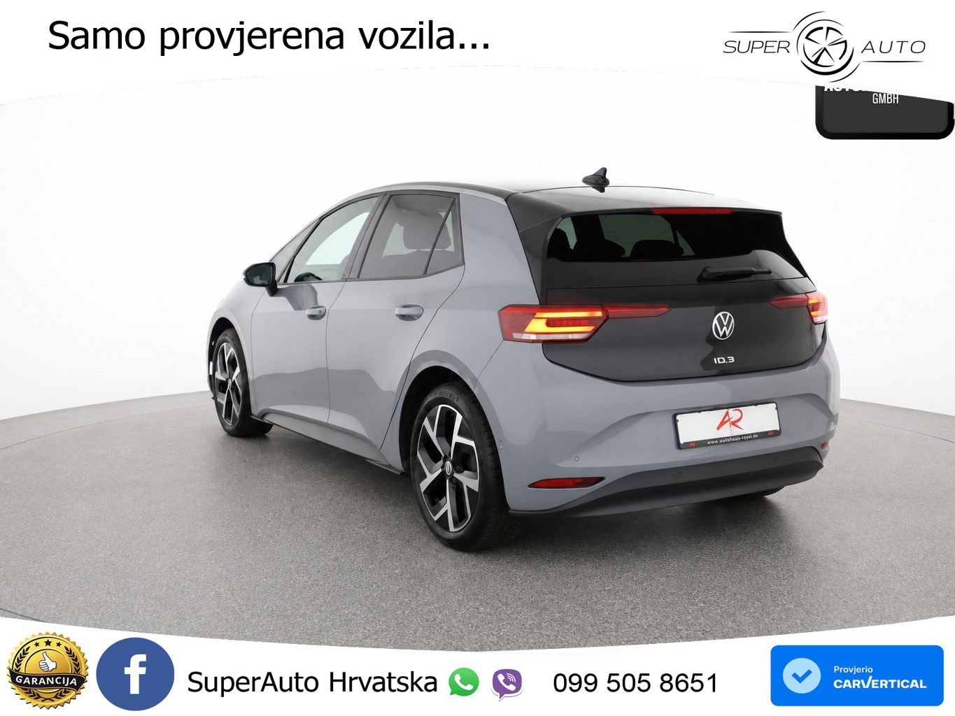 Volkswagen ID.3 Pro 62 kWh (204 KS) LED+GR SJED+ACC
