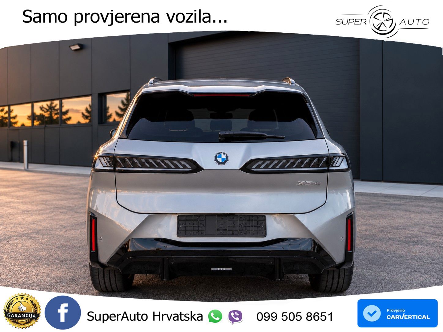 BMW iX3 50 108.7 kWh (469 KS) xDrive M Sport LED+GR SJED+ACC