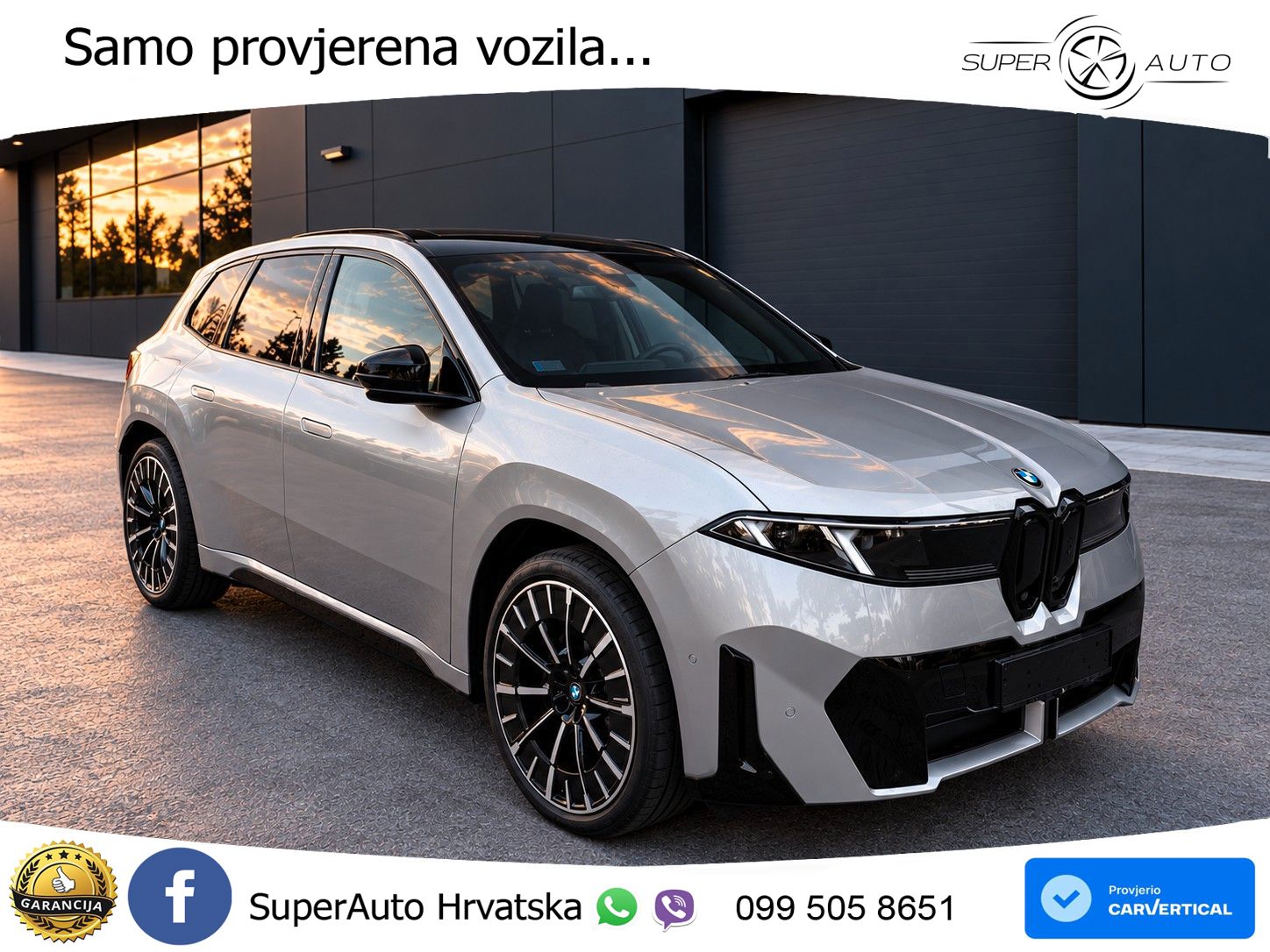 BMW iX3 50 108.7 kWh (469 KS) xDrive M Sport LED+GR SJED+ACC