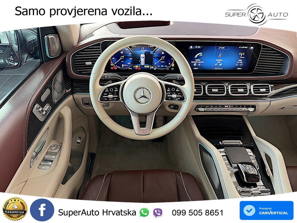 Mercedes-Benz GLS GLS 600 V8 EQ Boost 4MATIC G-TRONIC ZRAČNI+ACC+GR SJED+KAM+PANO