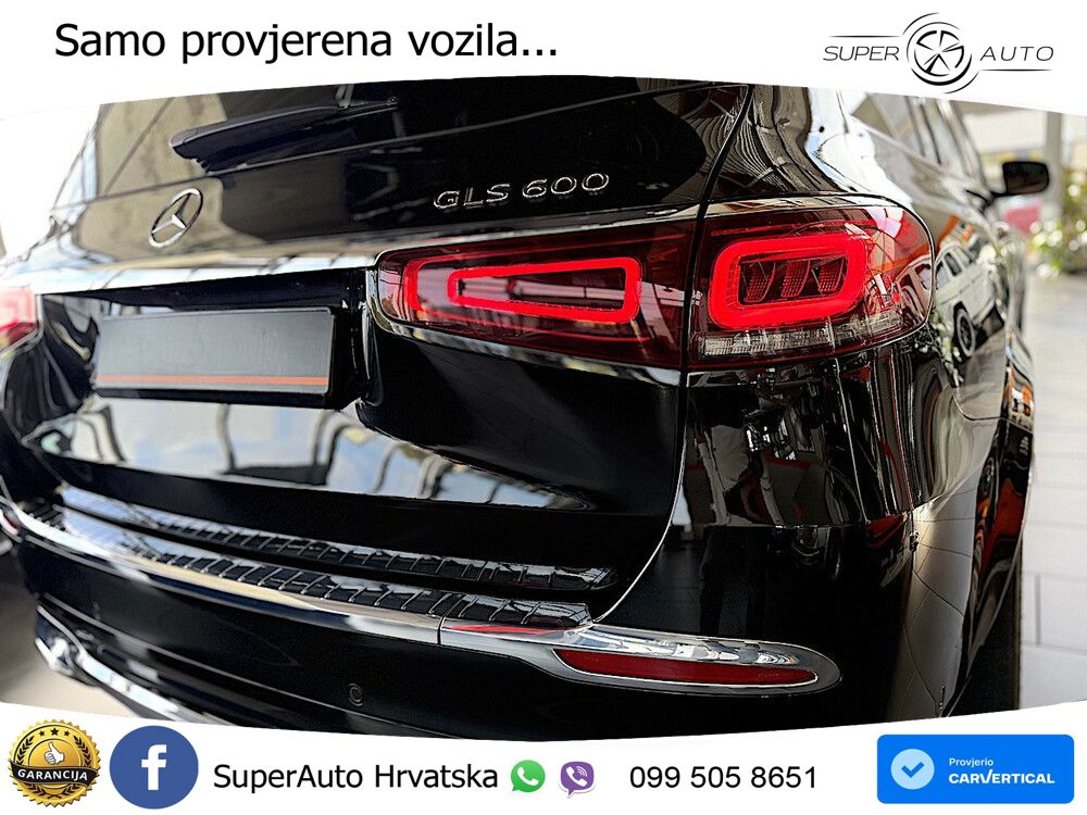 Mercedes-Benz GLS GLS 600 V8 EQ Boost 4MATIC G-TRONIC ZRAČNI+ACC+GR SJED+KAM+PANO