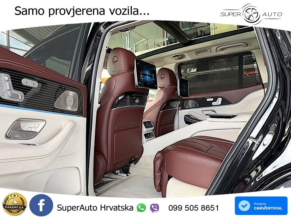 Mercedes-Benz GLS GLS 600 V8 EQ Boost 4MATIC G-TRONIC ZRAČNI+ACC+GR SJED+KAM+PANO