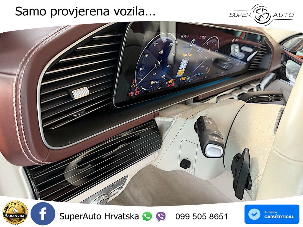 Mercedes-Benz GLS GLS 600 V8 EQ Boost 4MATIC G-TRONIC ZRAČNI+ACC+GR SJED+KAM+PANO