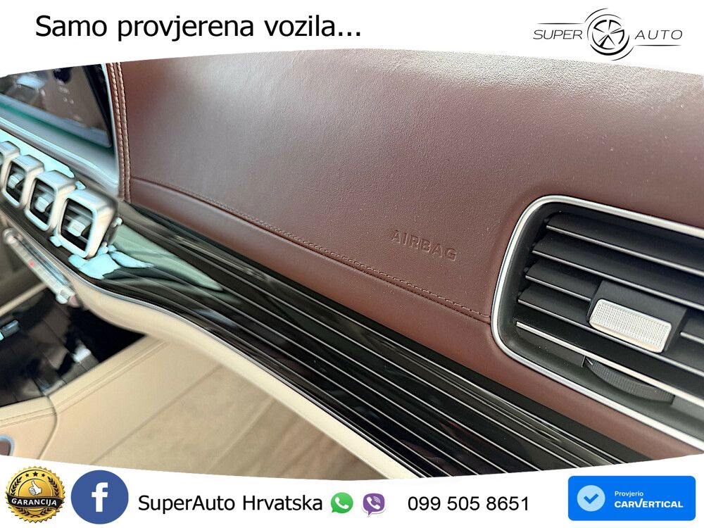 Mercedes-Benz GLS GLS 600 V8 EQ Boost 4MATIC G-TRONIC ZRAČNI+ACC+GR SJED+KAM+PANO