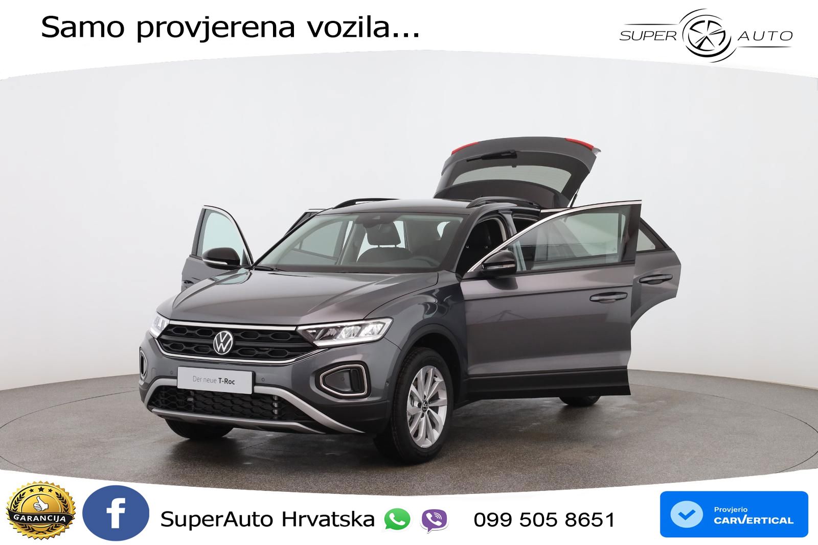 Volkswagen T-Roc 1.5 TSI (150 KS) DSG LED+GR SJED+ACC