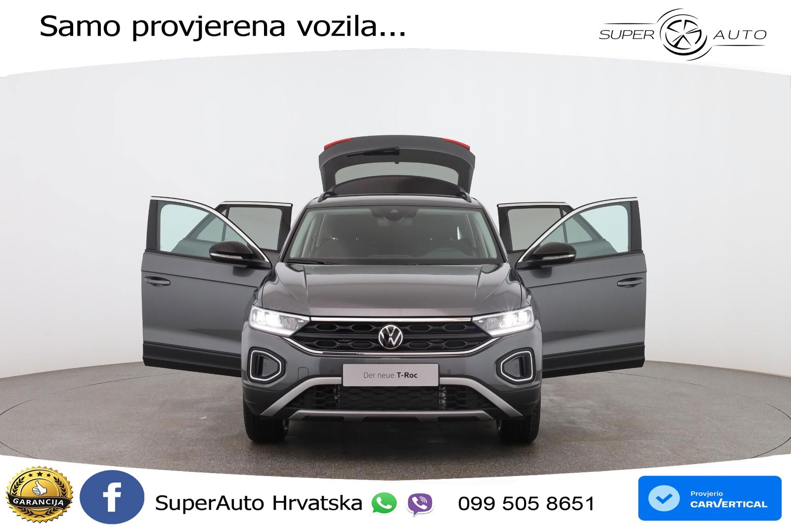 Volkswagen T-Roc 1.5 TSI (150 KS) DSG LED+GR SJED+ACC