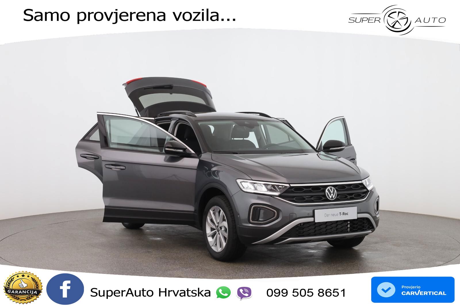 Volkswagen T-Roc 1.5 TSI (150 KS) DSG LED+GR SJED+ACC