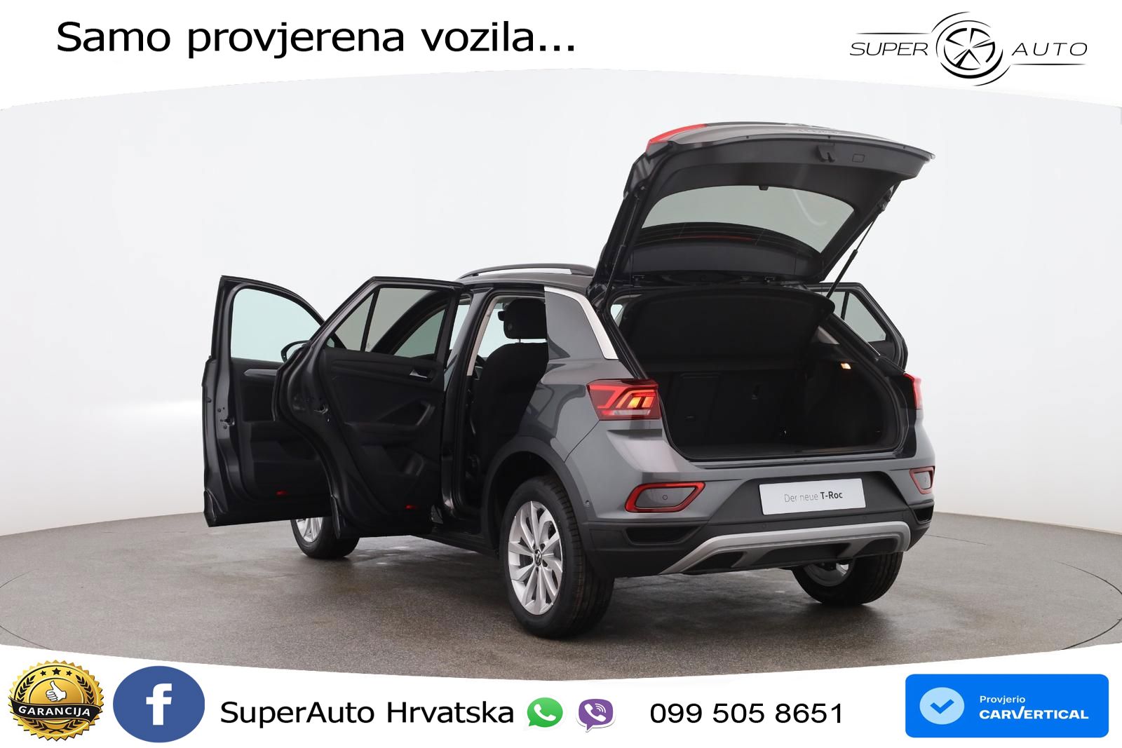 Volkswagen T-Roc 1.5 TSI (150 KS) DSG LED+GR SJED+ACC