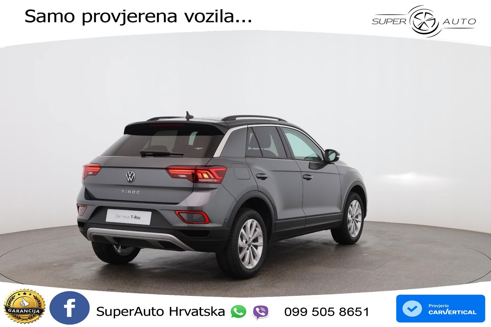 Volkswagen T-Roc 1.5 TSI (150 KS) DSG LED+GR SJED+ACC